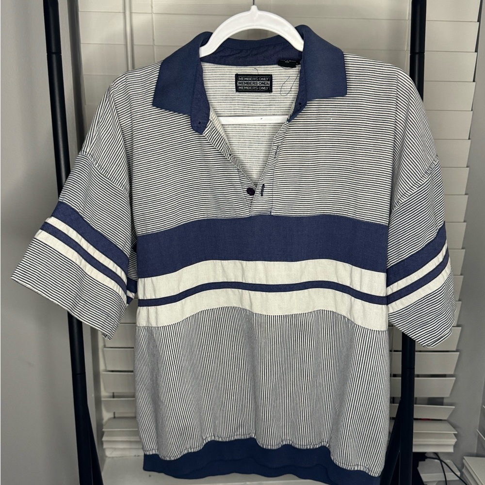 Members only polo shirt